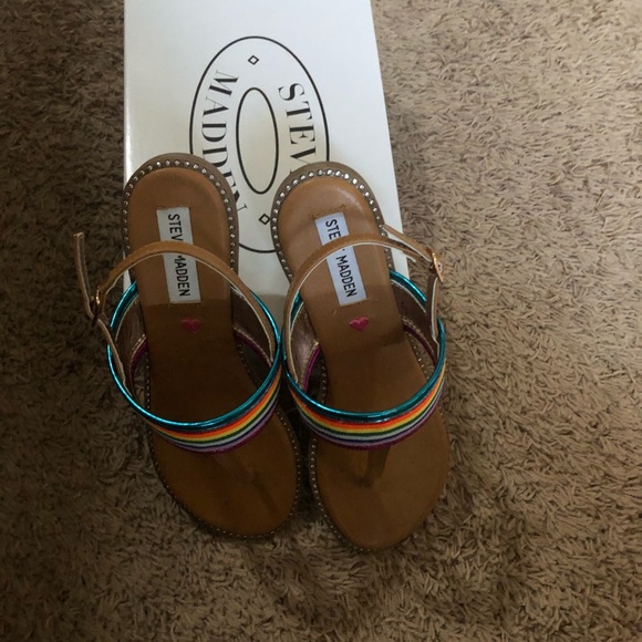 Steve Madden Cognac Multi - Size 5 - Picture 5 of 6